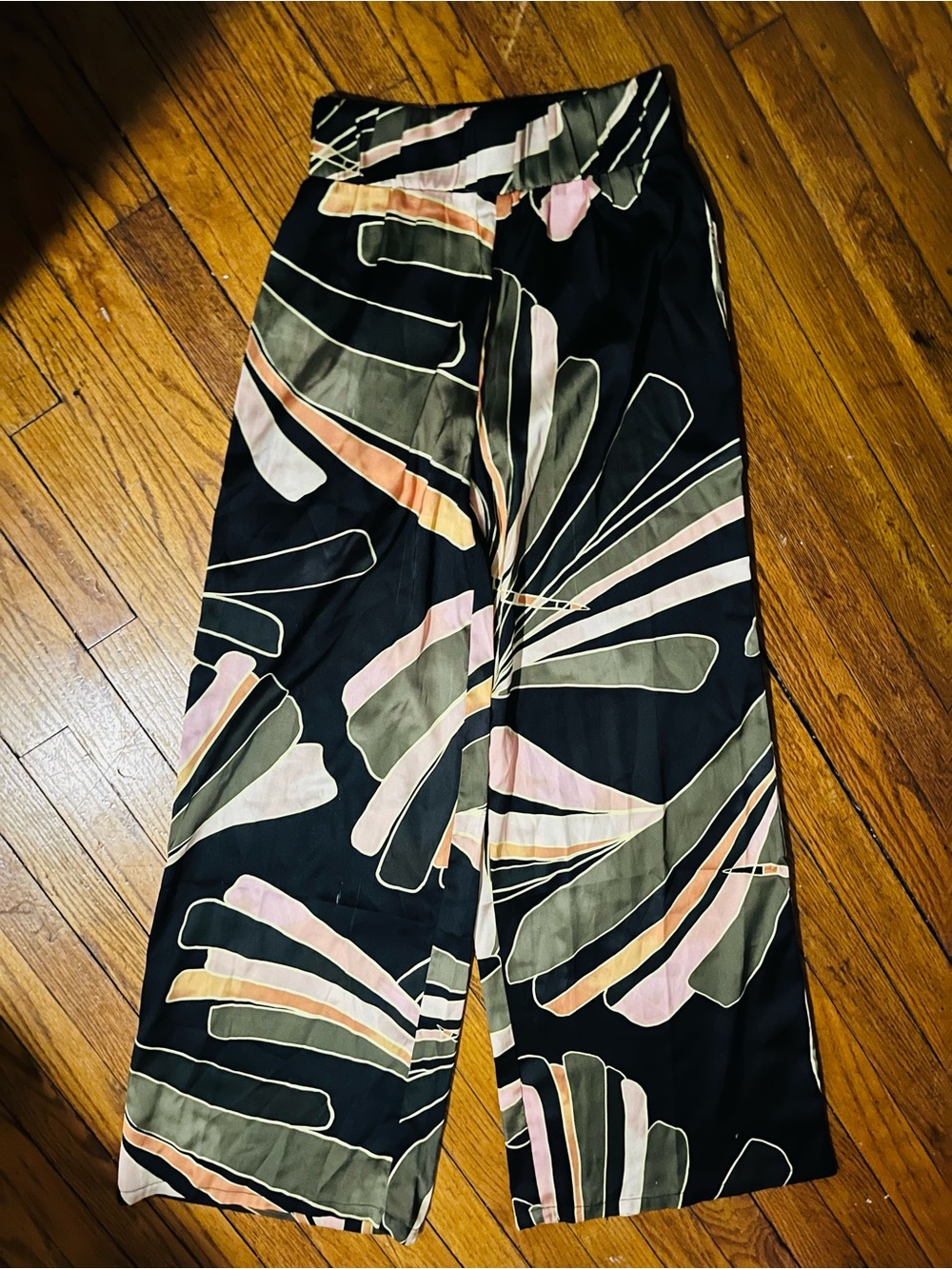 Elan Black Multicolor Stripe Dress Top